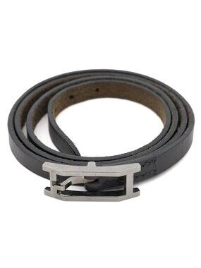 Hermes Behapi Bracelet Black Swift Leather